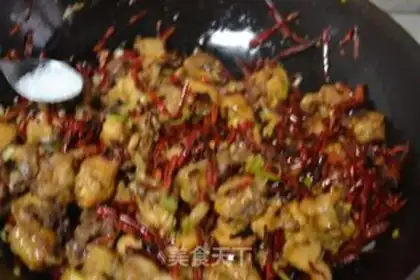 Make Spicy chicken step 11