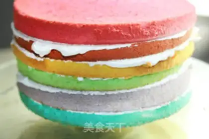 Make Rainbow Cake step 10