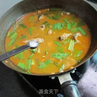 Make Celery garlic spicy fish step 9