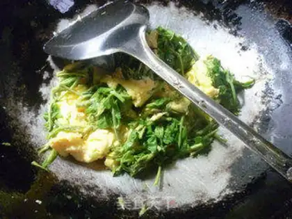 Make Fried eggs step 8