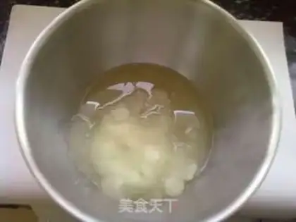 Make Red bean coconut bun step 1