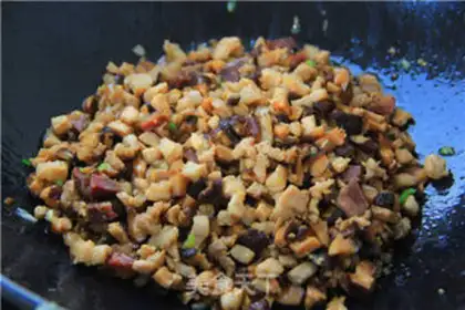 Make Flaming mushroom salami rice step 7
