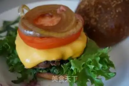 Make Handmade beef burgers step 9