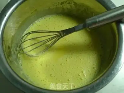 Make Peach cream cake step 1