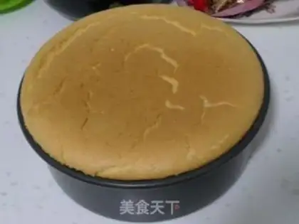 Make Peach cream cake step 8