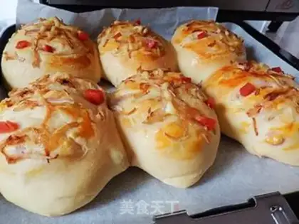 Make Onion ham and sausage bread step 21