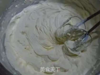 Make Peach cream cake step 13