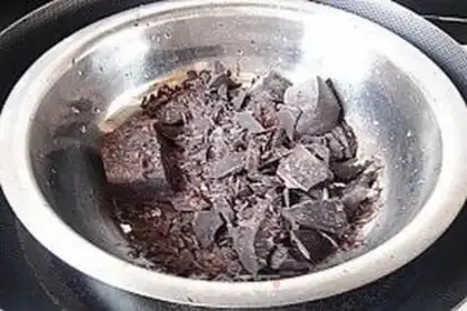 Make Chocolate brownie step 1