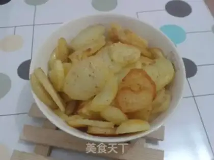 Make Pretzel potato chips step 8