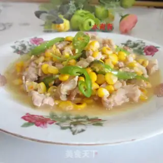 Make Sweet corn fried meat step 9