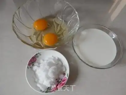 Make Cherry cream pudding step 0