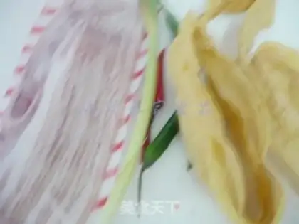 Make Spicy bean skin step 0
