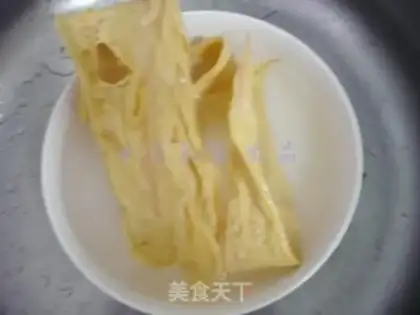 Make Spicy bean skin step 1