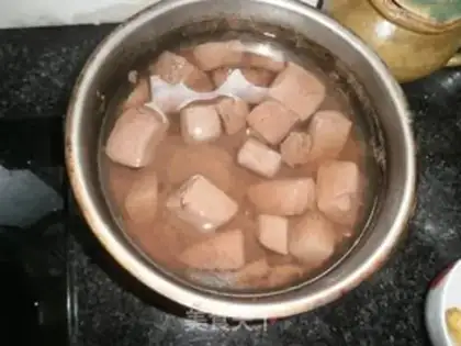 Make Pickles and chicken blood step 1