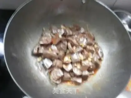 Make Pickles and chicken blood step 4