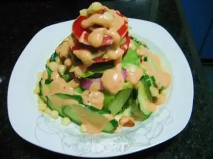 Make Garden vegetable salad step 3