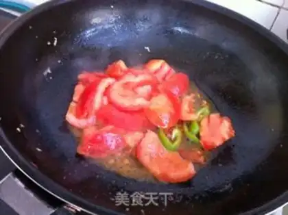 Make Tomato-mute fried eggs step 3