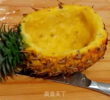 Make Pineapple rice step 4