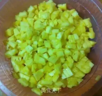 Make Homemade pineapple sauce step 1