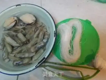 Make Garlic fan abalone step 0