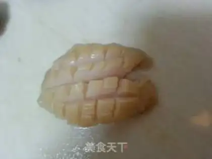 Make Garlic fan abalone step 2