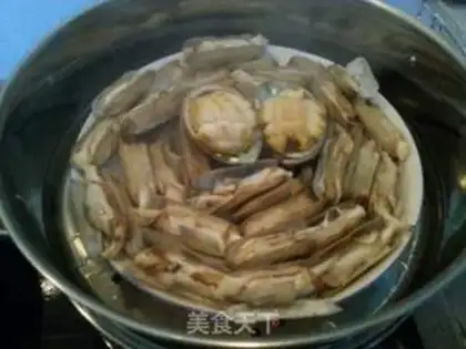 Make Garlic fan abalone step 11