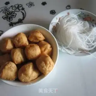 Make A fan of pork tofu step 0