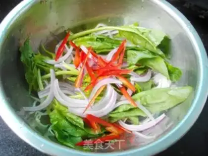 Make Thai chicken spinach salad step 6