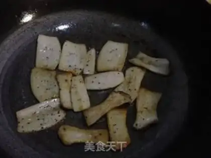 Make Black pepper abalone step 2