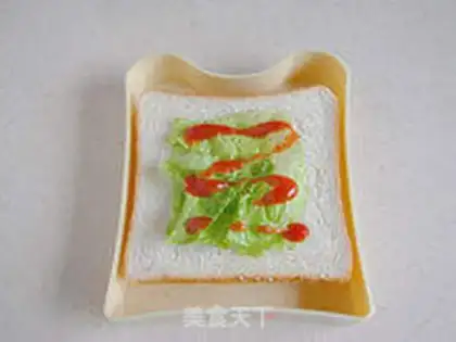 Make Ham sandwich step 1