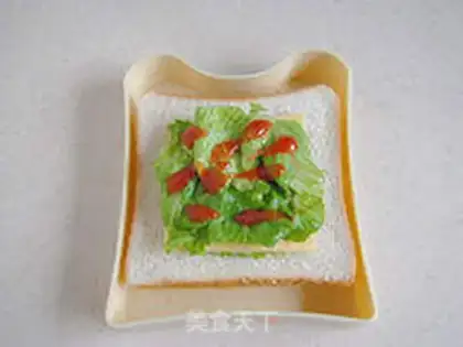 Make Ham sandwich step 4