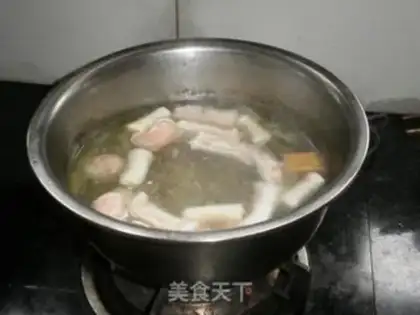 Make Soup for cabbage fish step 3