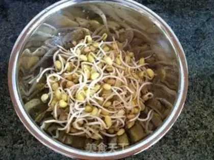 Make Clear the soybeans step 1
