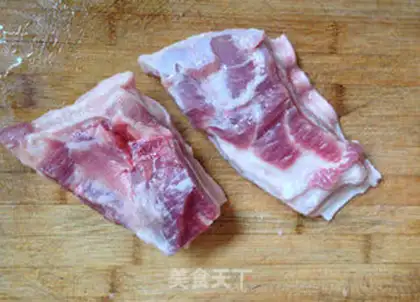 Make Potato button meat step 0