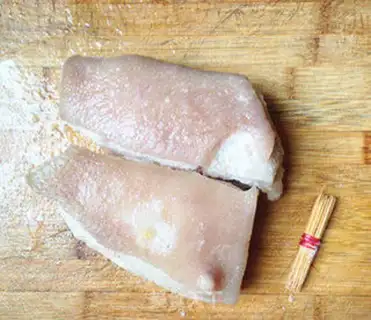 Make Potato button meat step 3