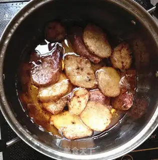 Make Potato button meat step 8