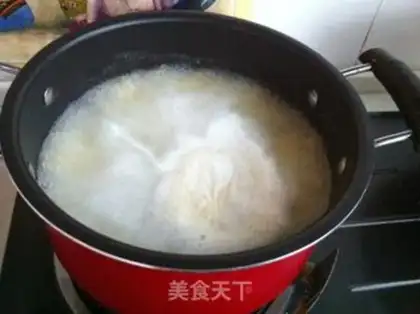 Make Little rice porridge step 4