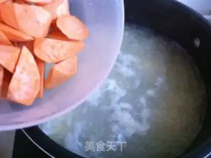Make Little rice porridge step 5