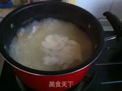 Make Little rice porridge step 7