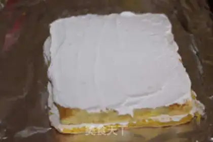 Make Tiger cake roll step 9
