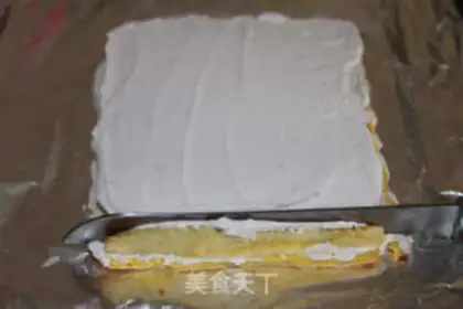 Make Tiger cake roll step 10