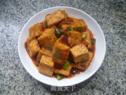 Make Sour spicy tofu step 13