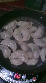 Make A pickle carrot egg dumpling step 13