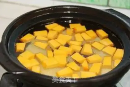 Make Pumpkin porridge step 2