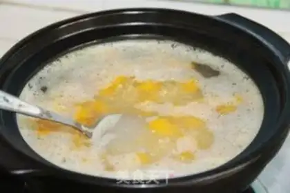Make Pumpkin porridge step 3