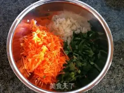 Make Carrot omelet step 3