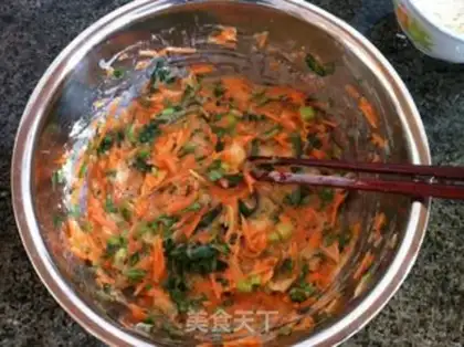 Make Carrot omelet step 7