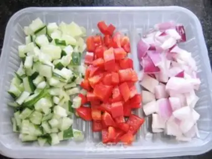 Make Weed and ham and egg fried rice step 0