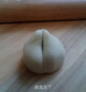 Make Peach bun step 5