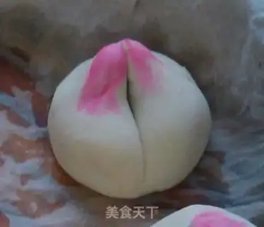 Make Peach bun step 6
